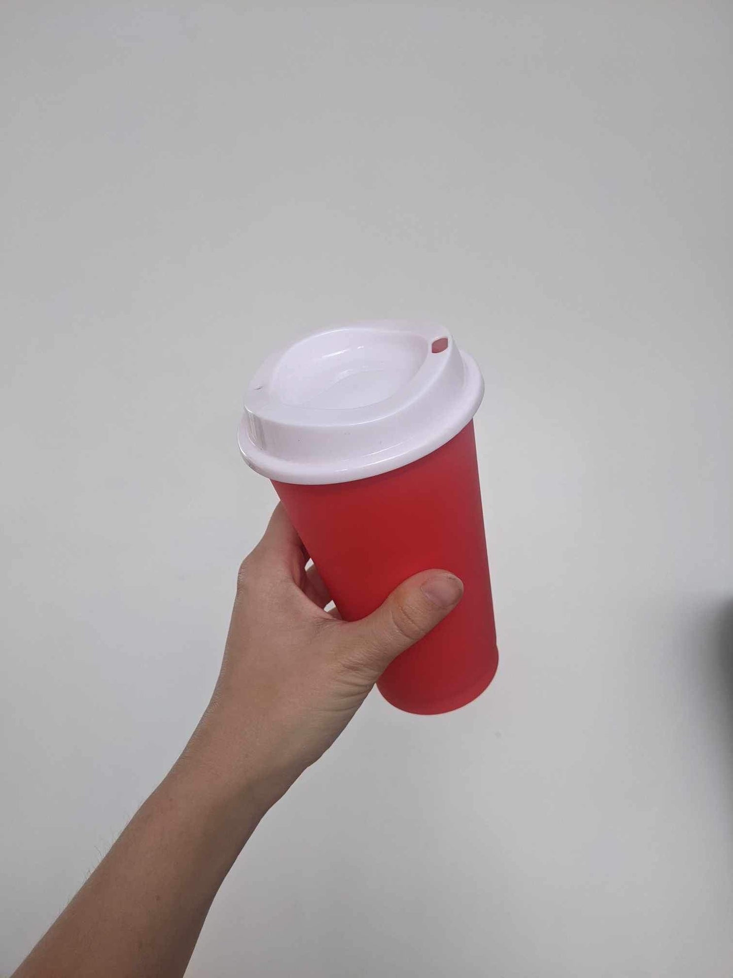 Red Santa hot cup