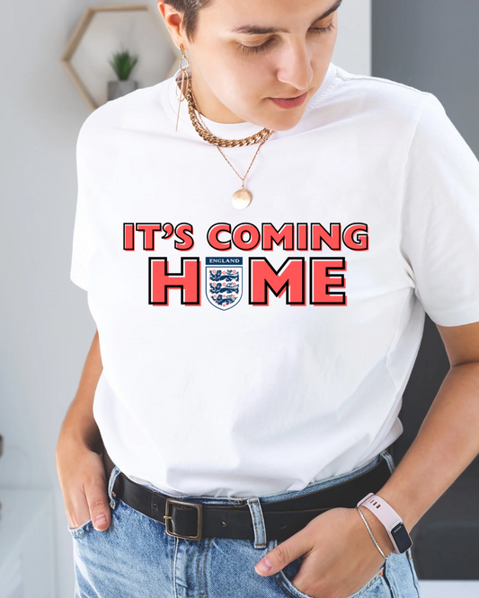 England euros it’s coming home red DTF