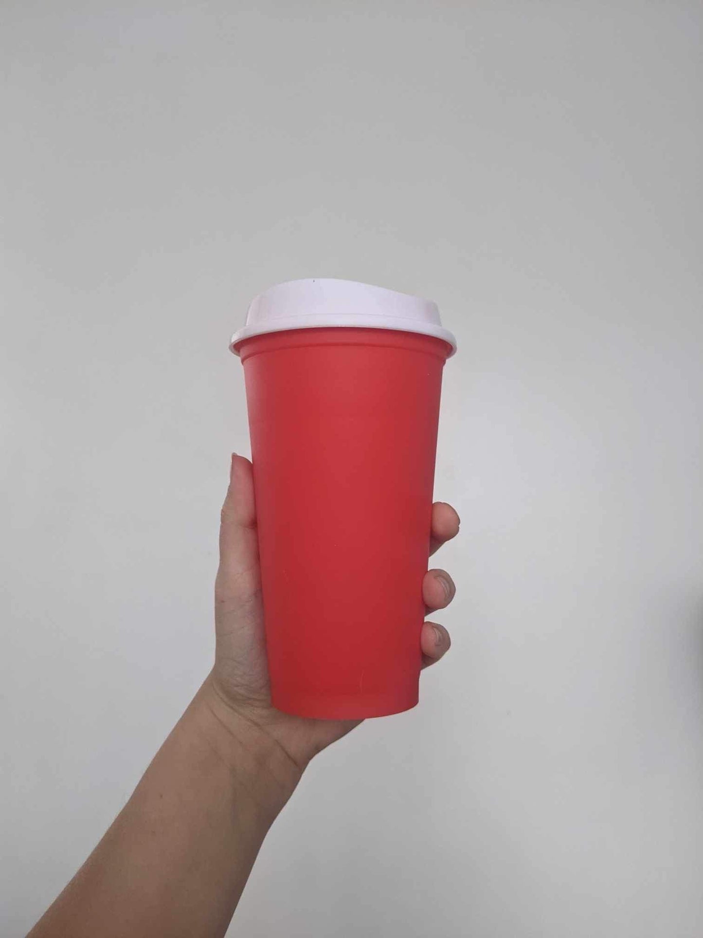 Red Santa hot cup